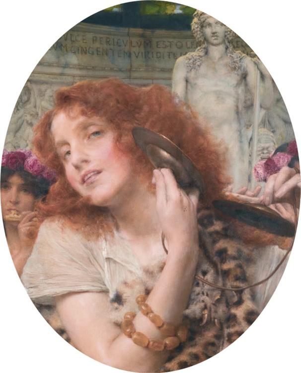 Alma-Tadema, Sir Lawrence Bacchante (mk23) oil painting picture